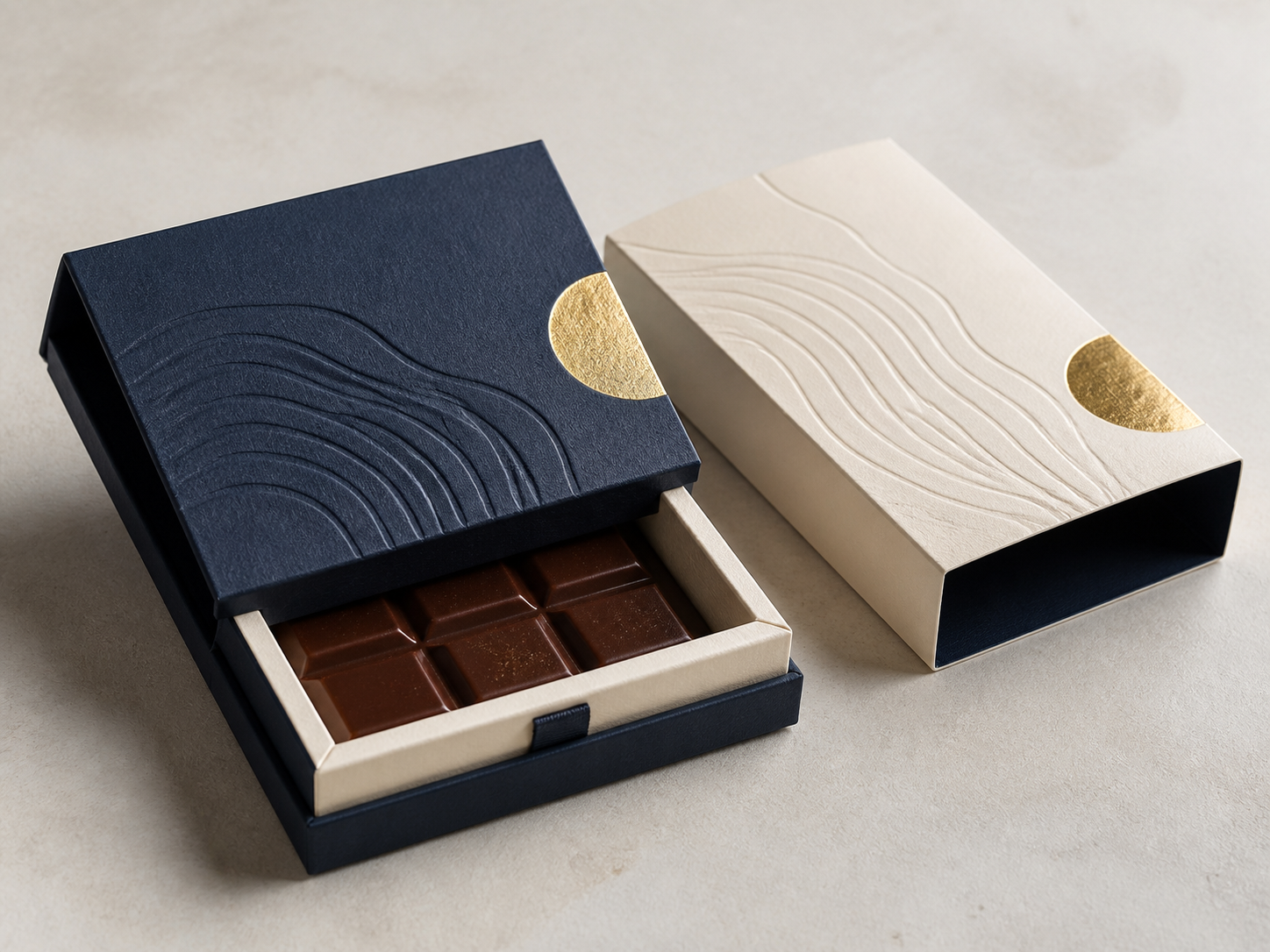 Custom premium rigid gift box and folding carton