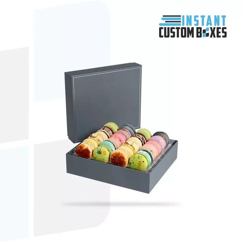 Boîte macarons food grade