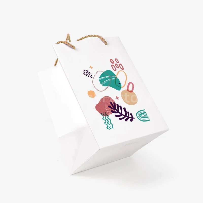 Sac papier à large soufflet