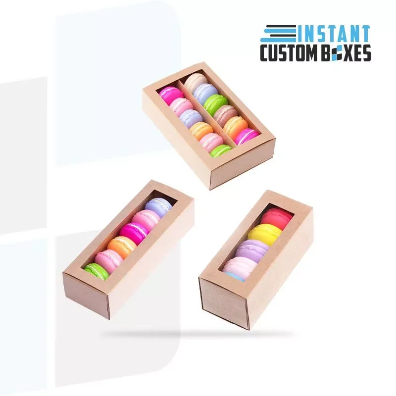 Boîte macarons food grade