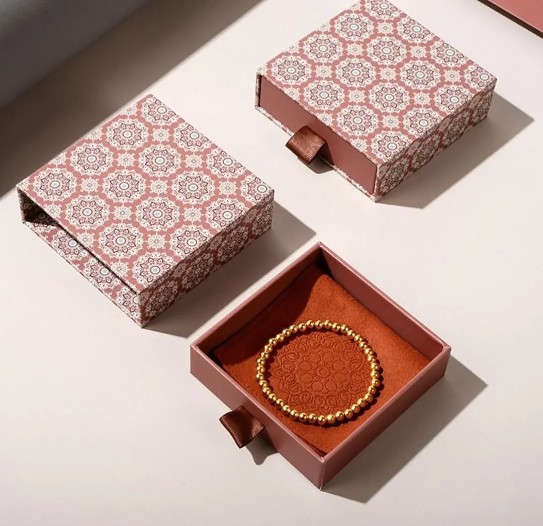 Set bijoux tiroir motif oriental