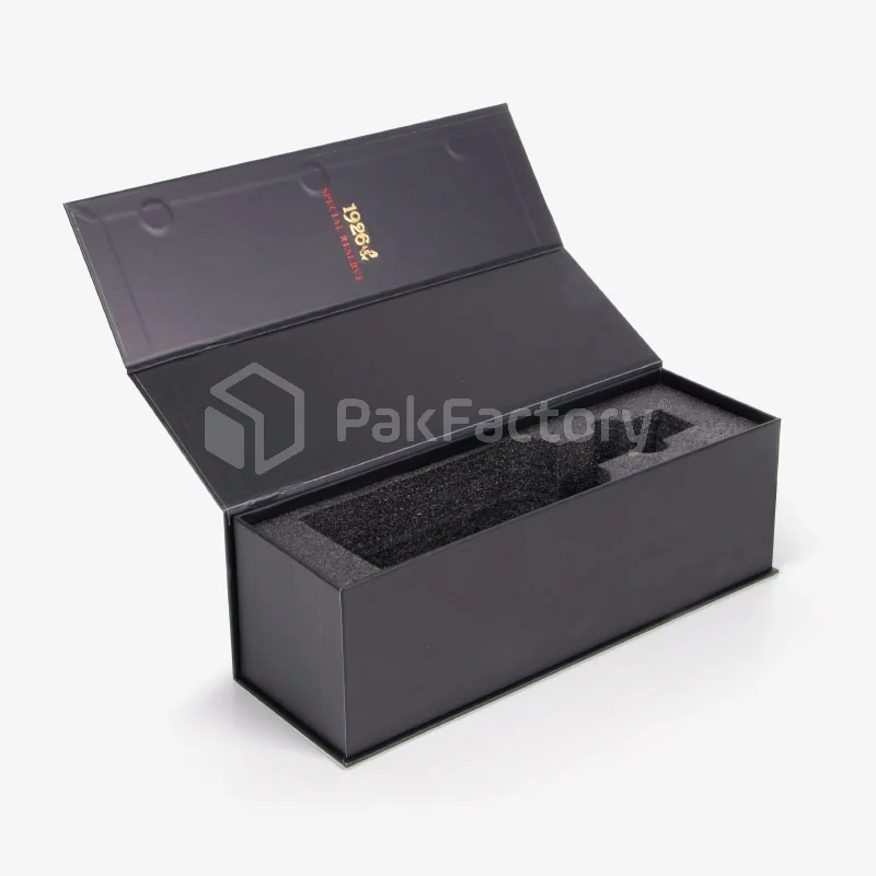 Coffret vin premium avec insert