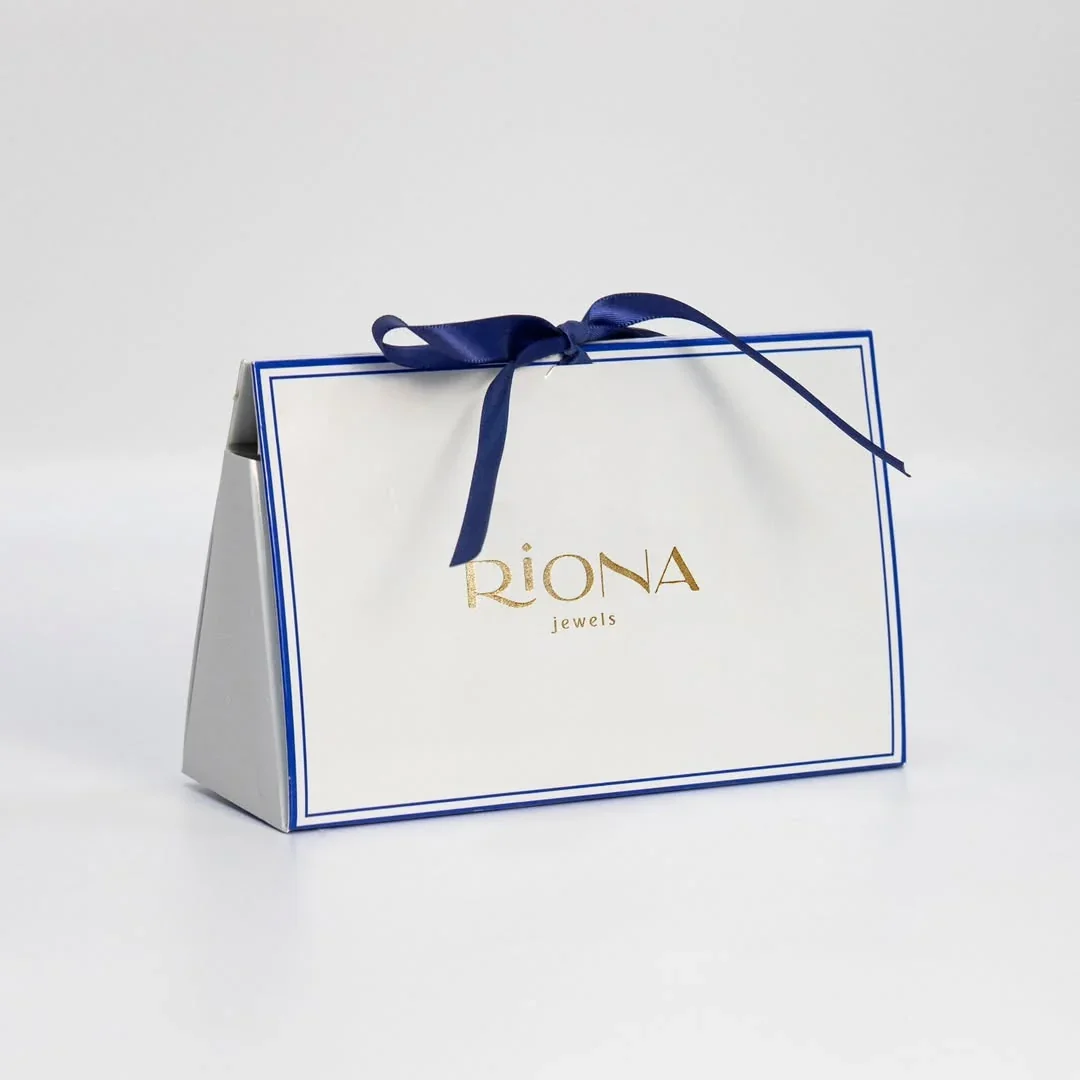 Coffret bijoux luxe fermeture ruban