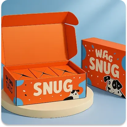 Mailer box avec bande d’arrachage