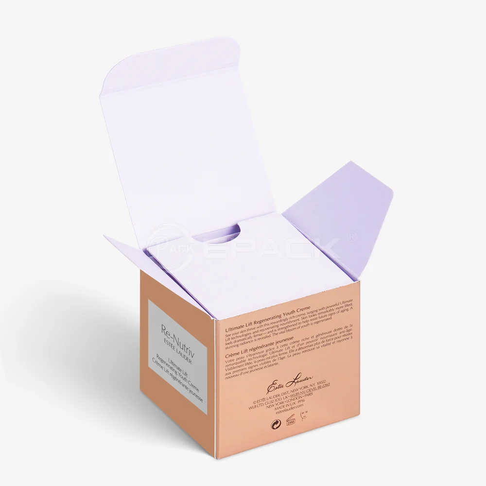 Boîte crème visage avec insert