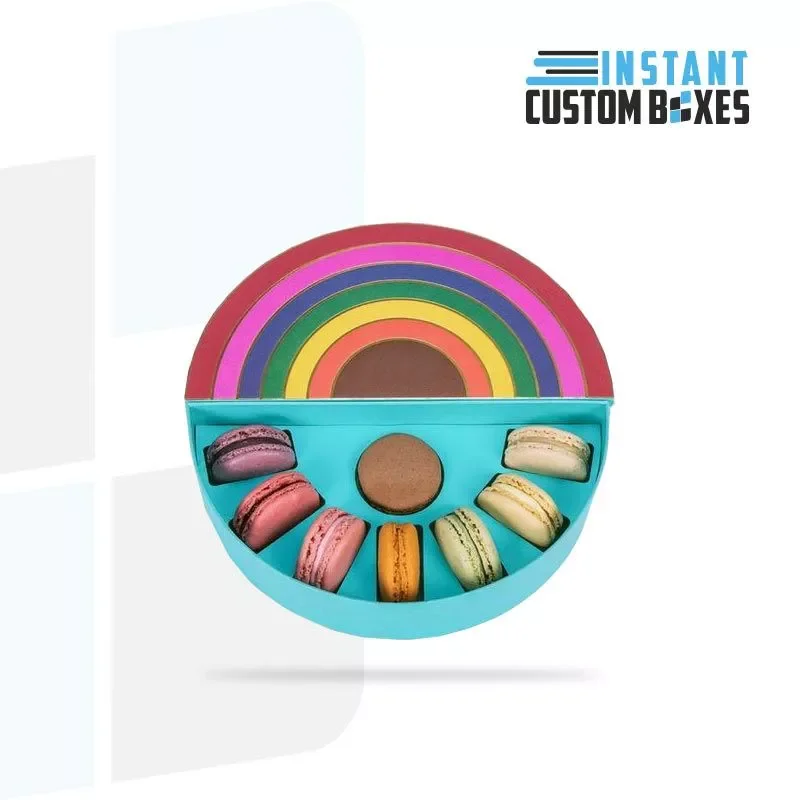 Coffret macarons base et couvercle