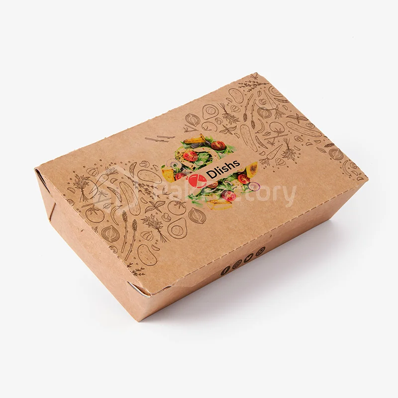 Boîte take-away front tuck