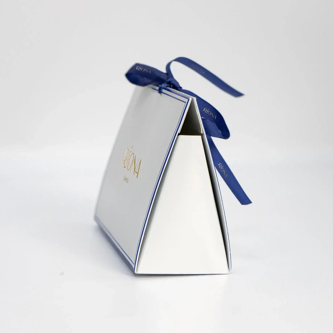 Coffret bijoux luxe fermeture ruban