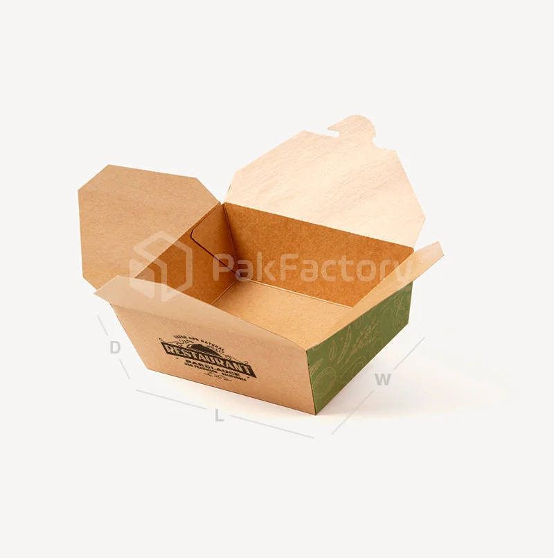 Boîte take-away single hook