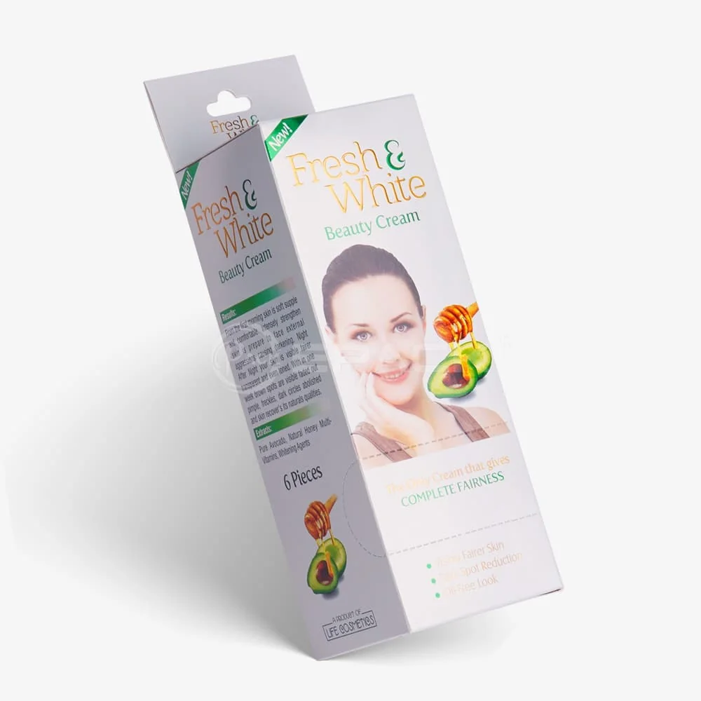 Packaging skincare imprimé